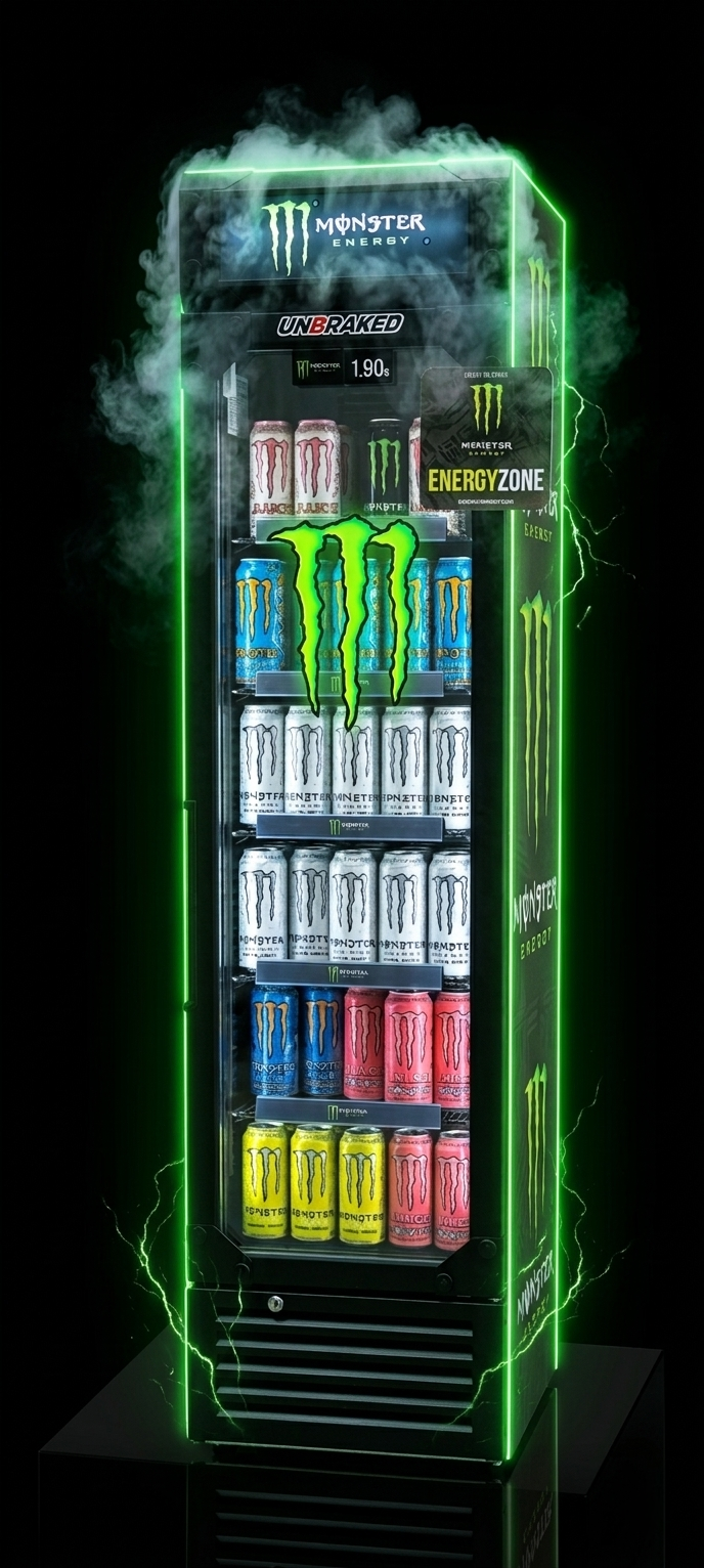 Nevera Monster Energy en la tienda SickTech